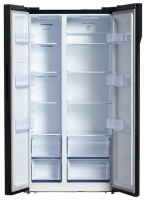 Холодильник Hyundai CS5003F, черный/фасад стекло