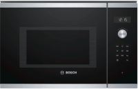 Микроволновая печь встраиваемая Bosch BFL554MS0 (чёрный/нержавейка)