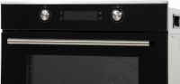 Электрический духовой шкаф Hyundai HEO 6648 IX черный/серебристый