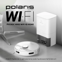 Робот-пылесос с пыленакопителем Polaris PVCRDC 6002 WIFI IQ