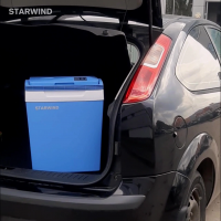 Автохолодильник Starwind CB-117, синий/серый