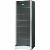 Винный шкаф Smeg SCV115GS, серебристый/черный