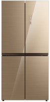 Холодильник Korting KNFM 81787 GB (золотистый под стеклом)