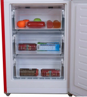 Холодильник Ascoli ARDRFR375WE, красный