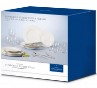 Набор посуды Villeroy & Boch Wonderful World White 4 Friends, 36 предметов