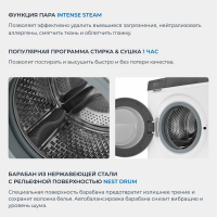 Стиральная машина с сушкой Zugel ZWDF128141I, белый/черный