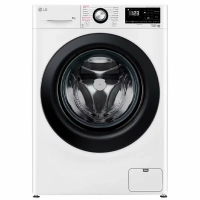 Стиральная машина с пром LG F2V3FS6W, белый/черный