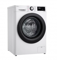 Стиральная машина с пром LG F2V3FS6W, белый/черный