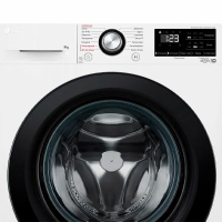 Стиральная машина с пром LG F2V3FS6W, белый/черный