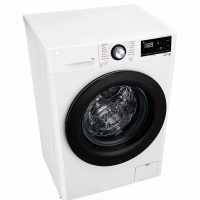 Стиральная машина с пром LG F2V3FS6W, белый/черный