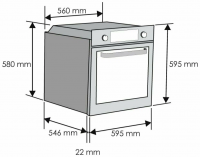 Встраиваемый духовой шкаф HAIER HOD-TM09PGB