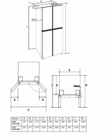 Холодильник LEX LCD505BmID, синий металлик