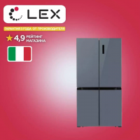 Холодильник LEX LCD505GbGID, серый