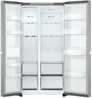 Холодильник LG GC-B257KMHW, серебристый