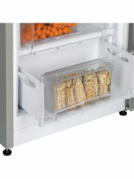 Морозильная камера NordFrost DF 263 SAP, серебристый