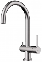 Смеситель для кухни Omoikiri Yamada-BN, с подключением фильтра / нержавеющая сталь