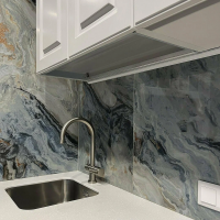 Смеситель для кухни Omoikiri Yamada-BN, с подключением фильтра / нержавеющая сталь