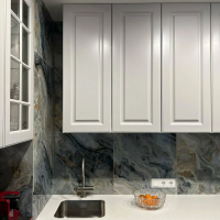 Смеситель для кухни Omoikiri Yamada-BN, с подключением фильтра / нержавеющая сталь