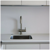 Смеситель для кухни Omoikiri Yamada-BN, с подключением фильтра / нержавеющая сталь