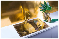 Смеситель для кухни Omoikiri Yamada-C, с подключением фильтра / хром