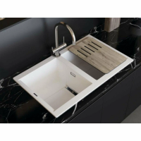 Смеситель для кухни Omoikiri Yamada-C, с подключением фильтра / хром