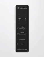 Холодильник LG GA-B509LQYL, бело/черный