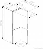 Холодильник Atlant ХМ 4621-161, серебристый
