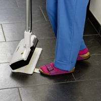 Швабра паровая Karcher KST 1 Upright (1.513-564.0) белый/серебристый