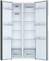 Холодильник LEX LSB520WGID, белое стекло