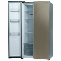 Холодильник Бирюса SBS 541 TGG, золотой