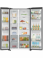 Холодильник Samsung RS70F65Q1FWR, черный