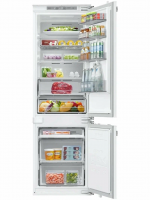 Холодильник встраиваемый Samsung BRB80F26ACF0EO, No Frost, двухкамерный, белый
