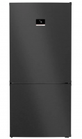 Холодильник Bosch KGP86AXB0N, черный/нержавеющая сталь
