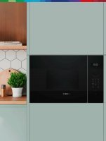 Микроволновая печь встраиваемая Bosch BFL524MB2, черный