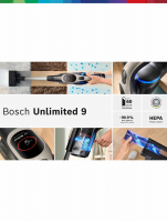 Пылесос вертикальный Bosch BCS931GAC, белый/черный/серебристый