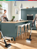 Пылесос вертикальный Bosch BCS931GAC, белый/черный/серебристый