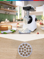 Мясорубка электрическая Bosch MFWS607W, белый/черный