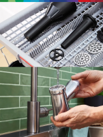 Мясорубка электрическая Bosch MFWS607W, белый/черный