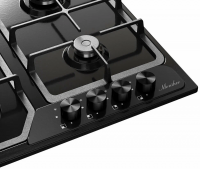 Газовая варочная панель Monsher MSG 63 Noir, черный