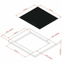 Электрическая варочная панель Monsher MHE 6013 (Модификация 2025 года), черный