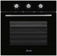 Электрический духовой шкаф Monsher MOE 6062 Noir (Модификация 2025 года), черный