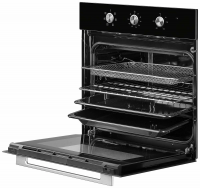 Электрический духовой шкаф Monsher MOE 6062 Noir (Модификация 2025 года), черный