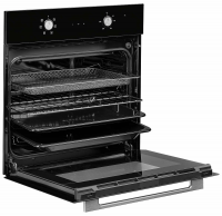 Электрический духовой шкаф Monsher MOE 6162 Noir (Модификация 2025 года), черный