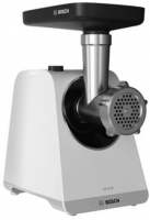 Мясорубка электрическая Bosch MFWS420W, белый/черный