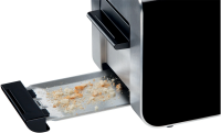 Тостер Bosch TAT8613N, 860Вт черный