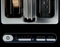 Тостер Bosch TAT8613N, 860Вт черный