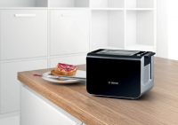 Тостер Bosch TAT8613N, 860Вт черный