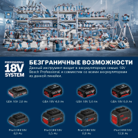 Угловая полировальная машина Bosch GEX 18V-125 (0601372201)