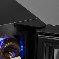 Винный шкаф Meyvel MV19NH-KBT1, черный