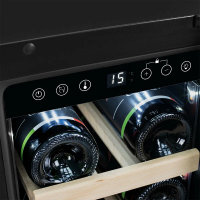 Винный шкаф Meyvel MV19NH-KBT1, черный